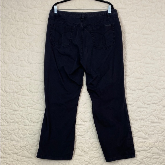 Calvin Klein Black Jeans Straight Leg Size 16 - Picture 3 of 10